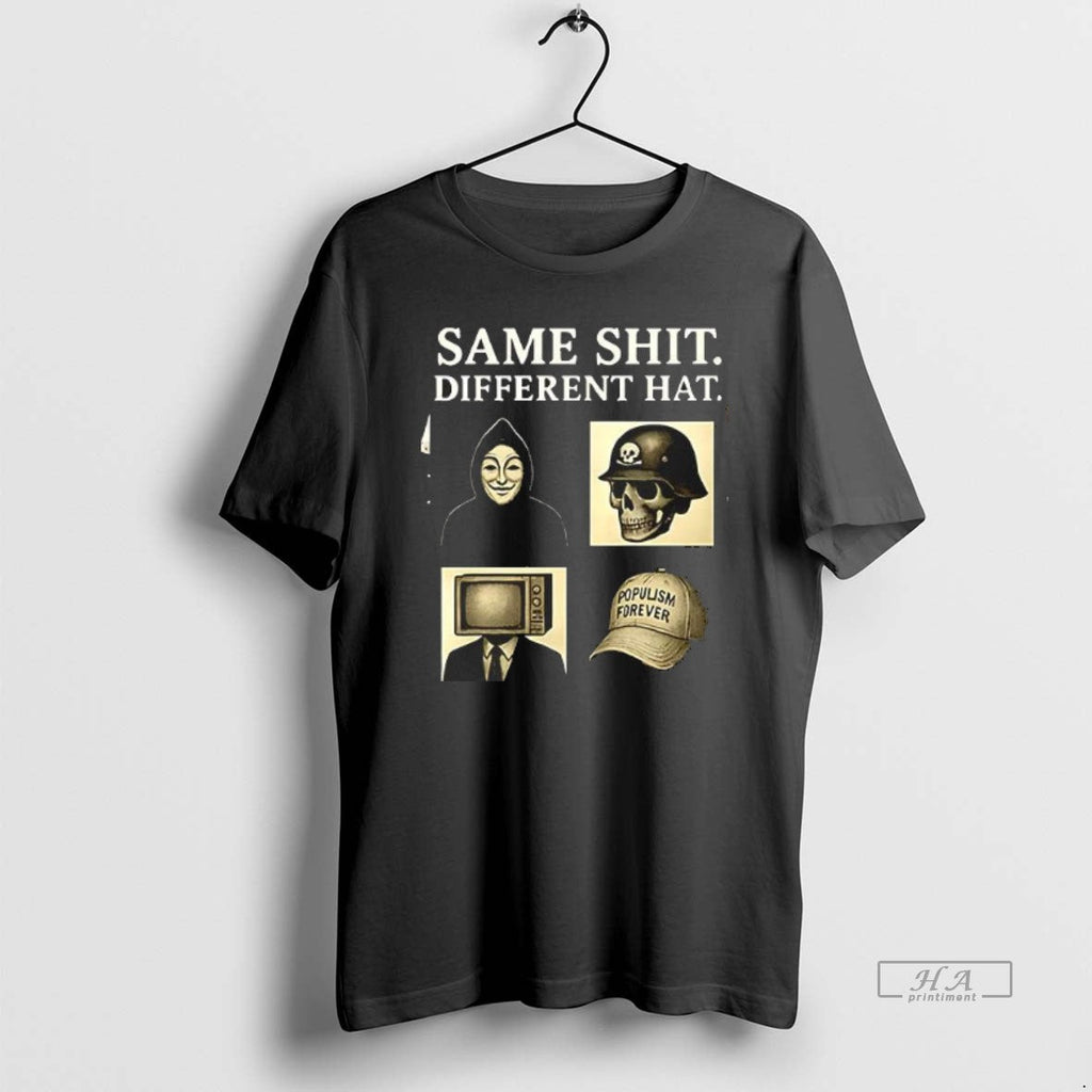 Trendy Same Shit Different Hat Vintage - Adult & Kids T-Shirts, Sweatshirts & Hoodies apparel design preview 1