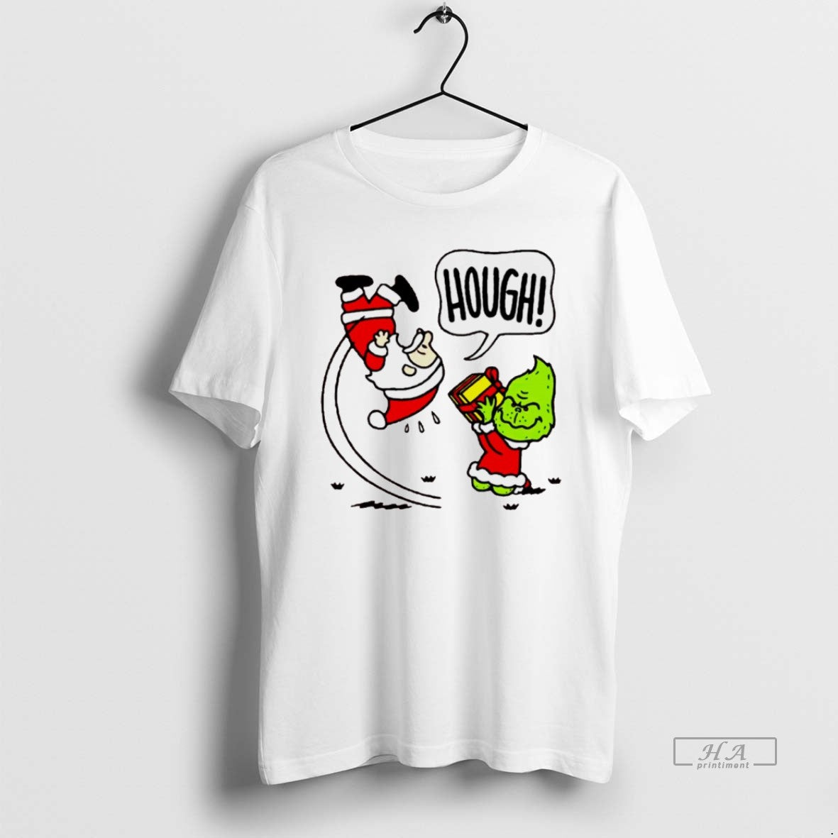 Trendy Santa Claus And The Grinch X Peanuts Not Your - Adult & Kids T-Shirts, Sweatshirts & Hoodies apparel design preview 1