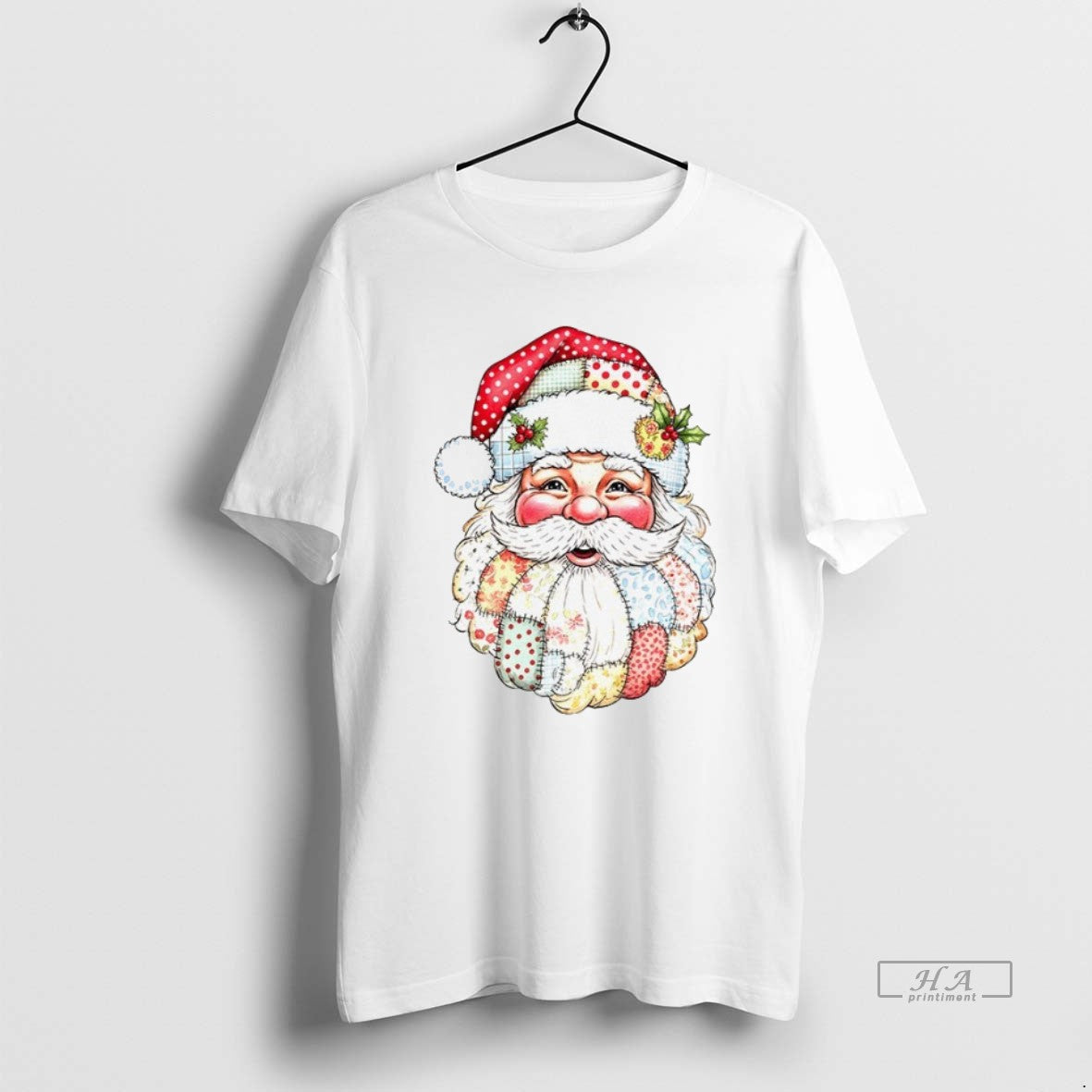 Trendy Santa Claus Big Head Merry Christmas 2025 - Adult & Kids T-Shirts, Sweatshirts & Hoodies apparel design preview 1