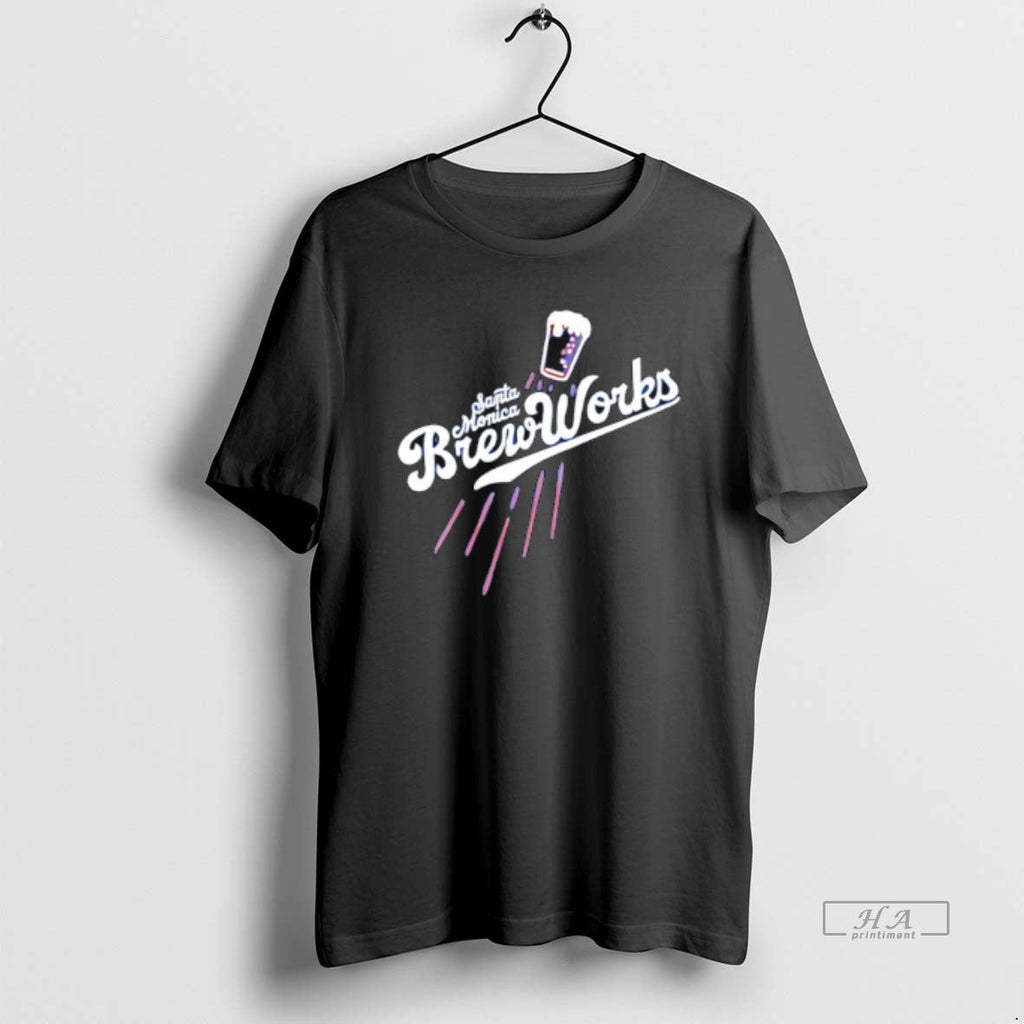 Trendy Santa Monica Brew Works - Adult & Kids T-Shirts, Sweatshirts & Hoodies apparel design preview 1