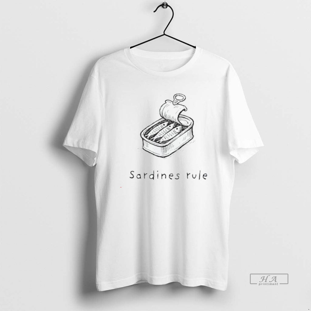 Trendy Sardines Rule Fish - Adult & Kids T-Shirts, Sweatshirts & Hoodies apparel design preview 1