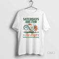Trendy Saturdays Are For The Boys Swing Hard Drink - Adult & Kids T-Shirts, Sweatshirts & Hoodies apparel design preview 1