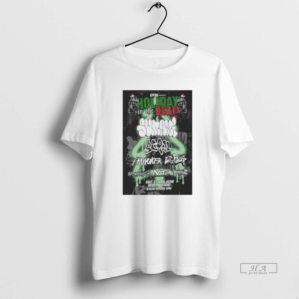 Trendy Scowl Sunami Dec 27 2025 San Jose Civic Ca - Adult & Kids T-Shirts, Sweatshirts & Hoodies apparel design preview 1