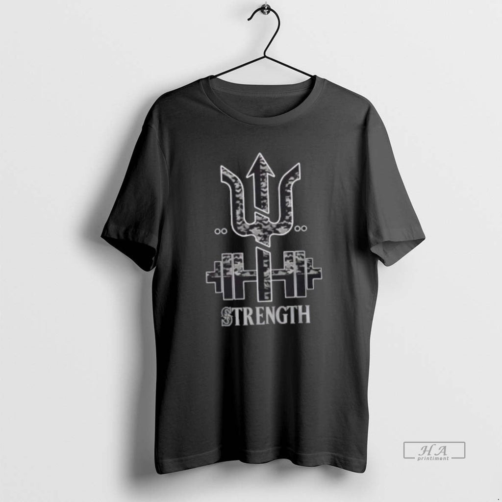 Trendy Seattle Mariners Baseball Strength 2 Sided - Adult & Kids T-Shirts, Sweatshirts & Hoodies apparel design preview 1