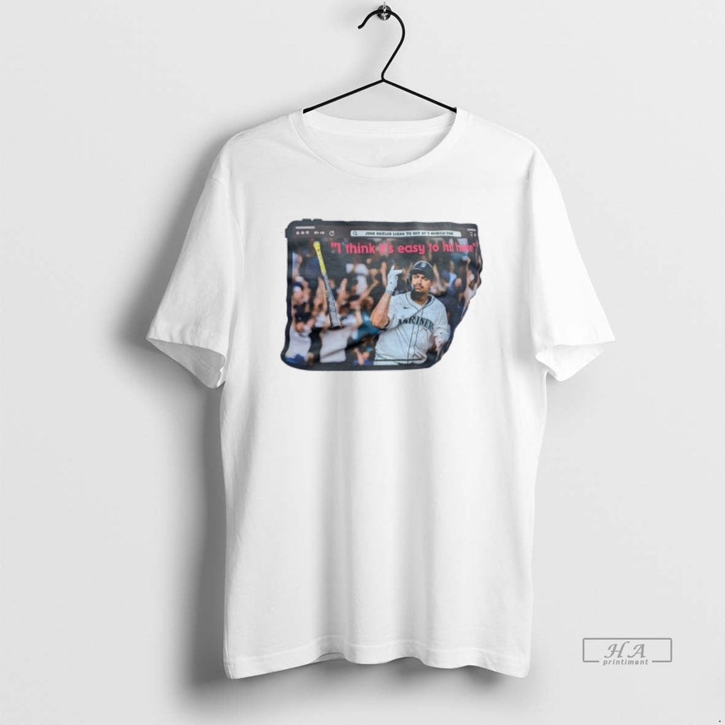 Trendy Seattle Mariners Josh Naylor Likes To Hit At T - Adult & Kids T-Shirts, Sweatshirts & Hoodies apparel design preview 1