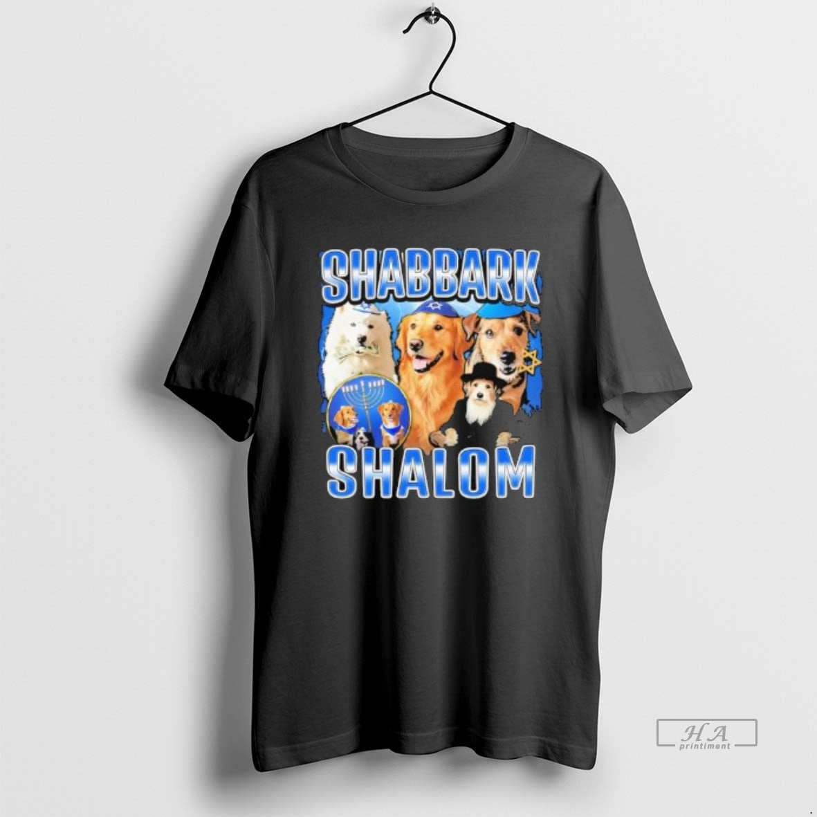 Trendy Shabbark Shalom Dogs Graphic - Adult & Kids T-Shirts, Sweatshirts & Hoodies apparel design preview 1