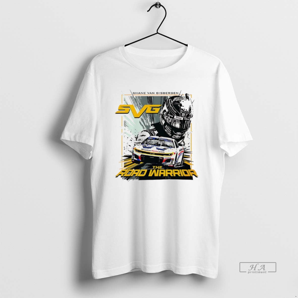 Trendy Shane Van Gisbergen Number 88 The Road Warrior - Adult & Kids T-Shirts, Sweatshirts & Hoodies apparel design preview 1