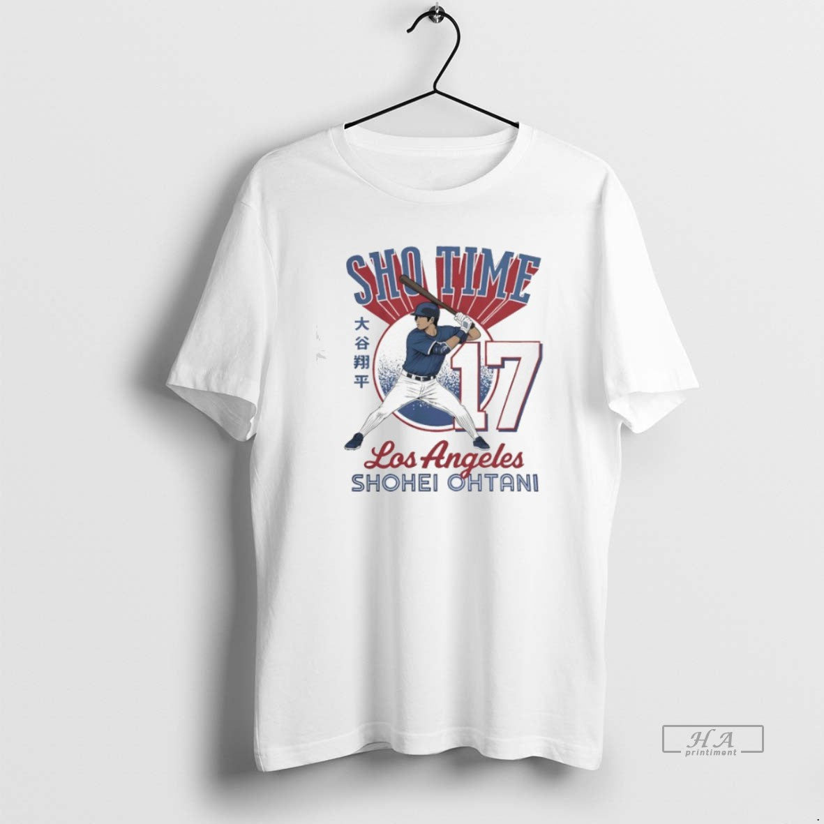 Trendy Shohei Ohtani Sho Time Los Angeles Dodgers - Adult & Kids T-Shirts, Sweatshirts & Hoodies apparel design preview 1