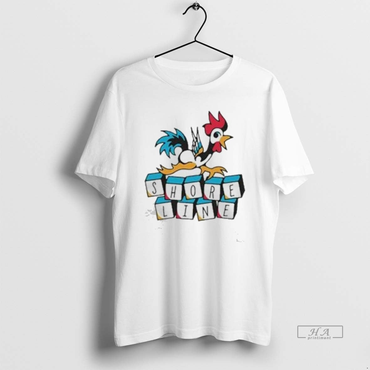 Trendy Shoreline Rooster 2025 - Adult & Kids T-Shirts, Sweatshirts & Hoodies apparel design preview 1