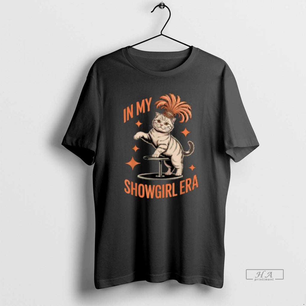 Trendy Show Girl Era Cat Outfit - Adult & Kids T-Shirts, Sweatshirts & Hoodies apparel design preview 1