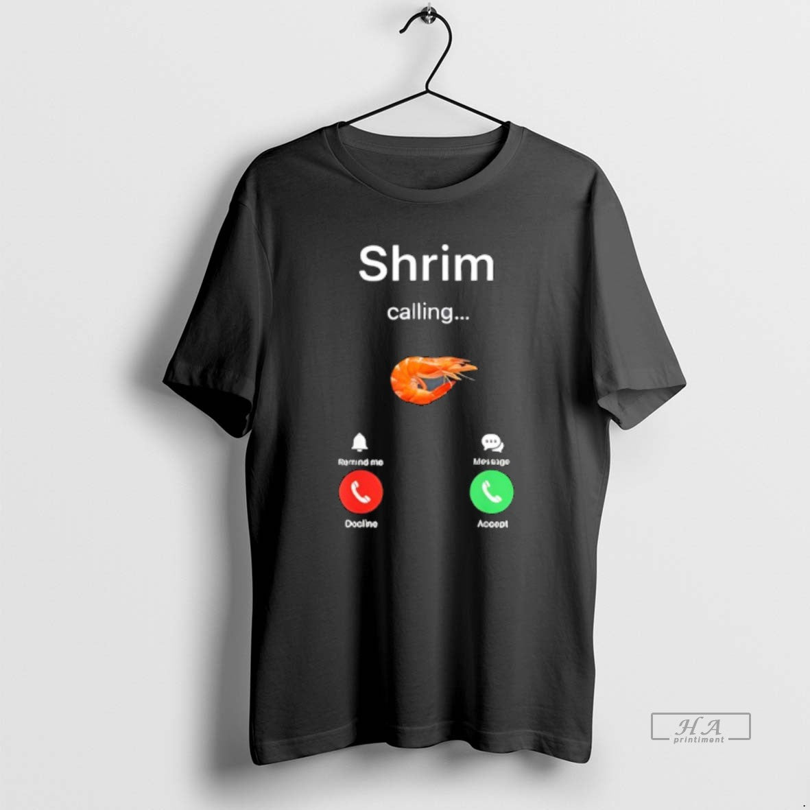 Trendy Shrim Is Calling Misspelled Shrimp Meme - Adult & Kids T-Shirts, Sweatshirts & Hoodies apparel design preview 1