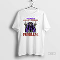 Trendy Skeleton I Identify As A Fucking Problem - Adult & Kids T-Shirts, Sweatshirts & Hoodies apparel design preview 1