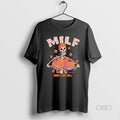 Trendy Skeleton Man I Love Fall Milf - Adult & Kids T-Shirts, Sweatshirts & Hoodies apparel design preview 1