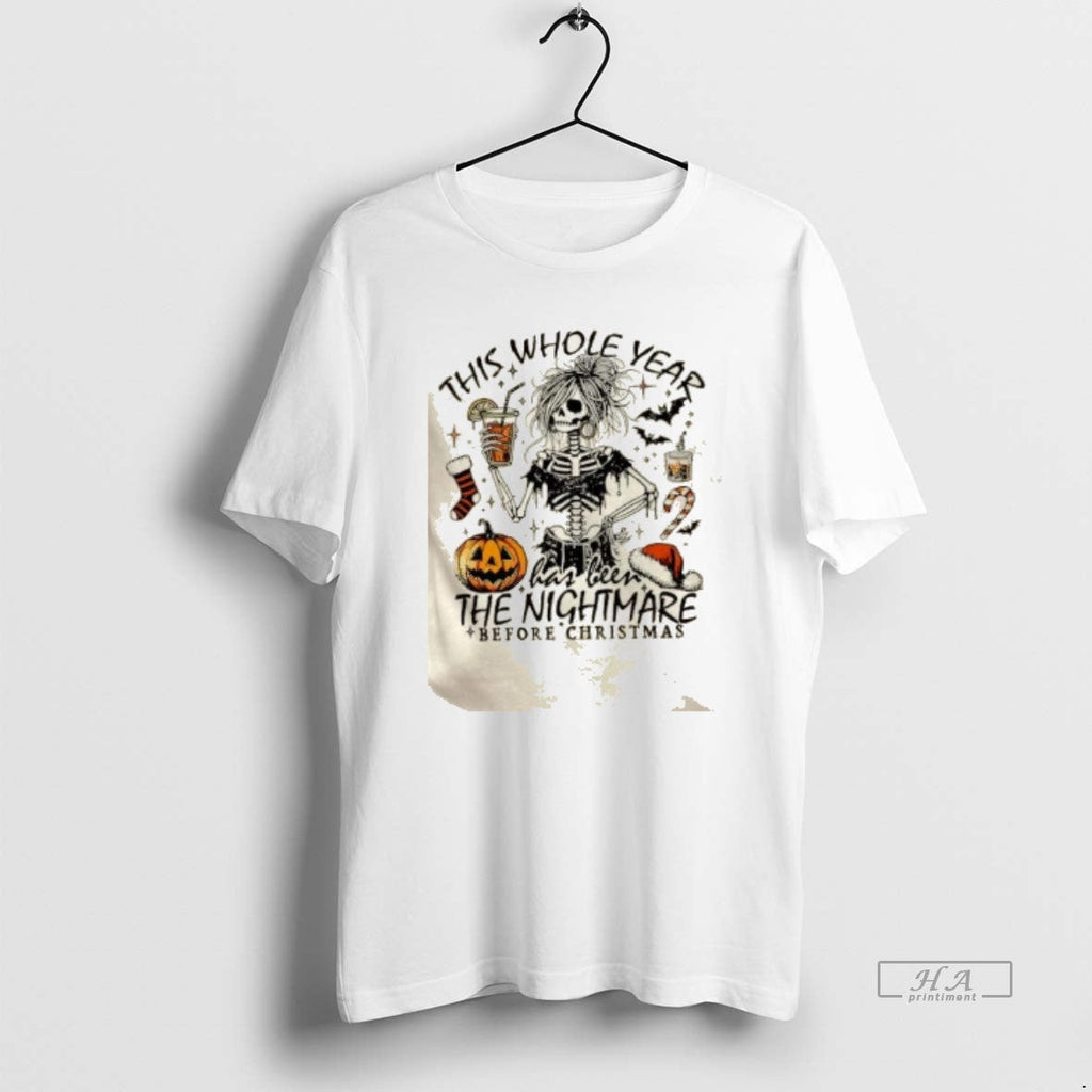 Trendy Skeleton This Whole Year Has Been The - Adult & Kids T-Shirts, Sweatshirts & Hoodies apparel design preview 1