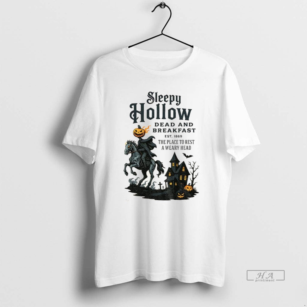 Trendy Sleepy Hollow Dead And Breakfast Est 1869 The - Adult & Kids T-Shirts, Sweatshirts & Hoodies apparel design preview 1