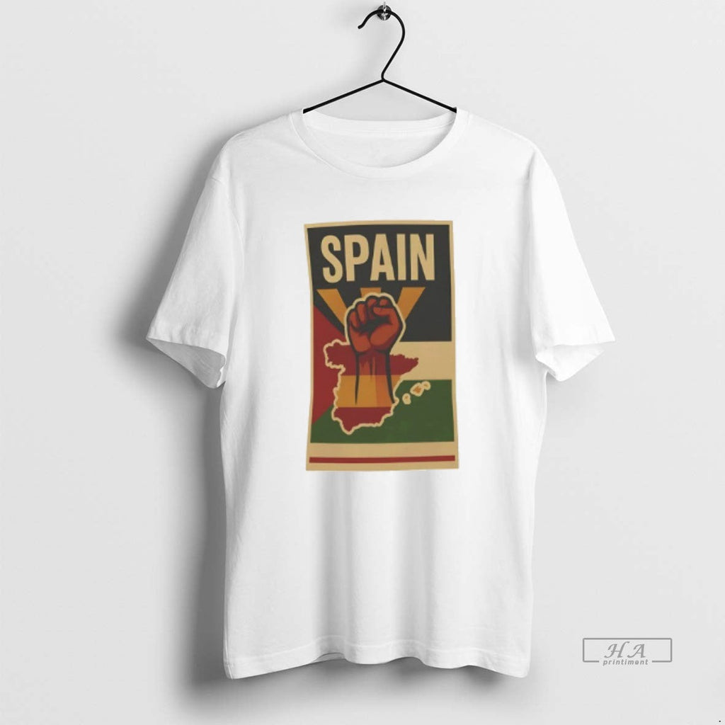 Trendy Spain Support Palestine - Adult & Kids T-Shirts, Sweatshirts & Hoodies apparel design preview 1