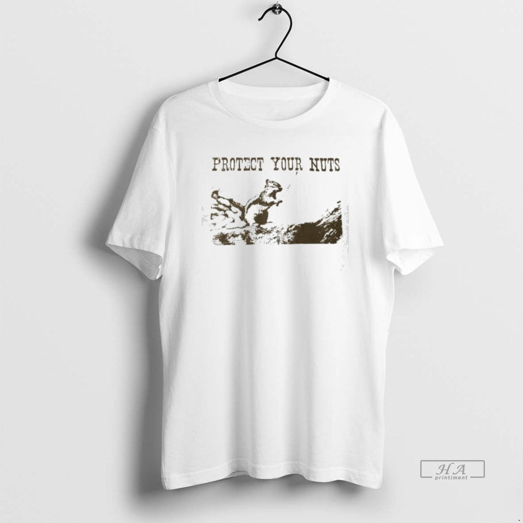 Trendy Squirrel Protect Your Nuts - Adult & Kids T-Shirts, Sweatshirts & Hoodies apparel design preview 1
