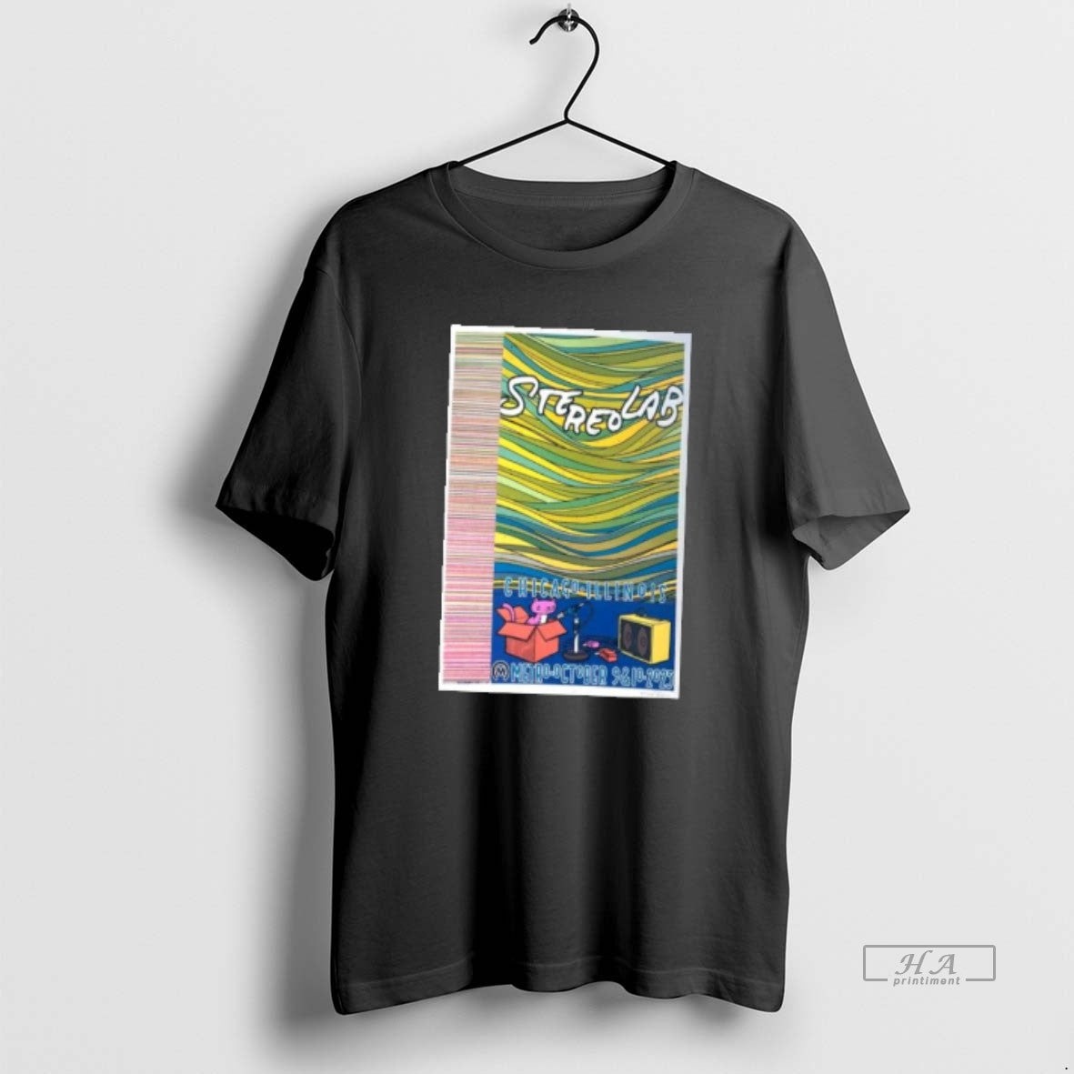 Trendy Stereolab Chicago Il Shows October 9 10 2025 - Adult & Kids T-Shirts, Sweatshirts & Hoodies apparel design preview 1