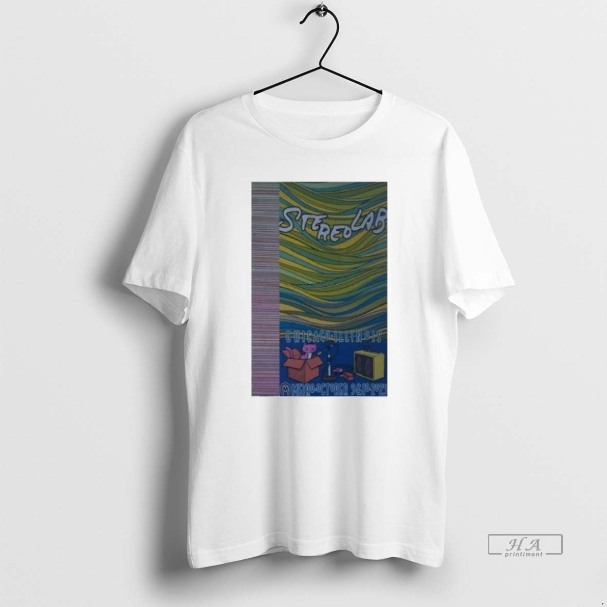 Trendy Stereolab Show Chicago Il 2025 - Adult & Kids T-Shirts, Sweatshirts & Hoodies apparel design preview 1