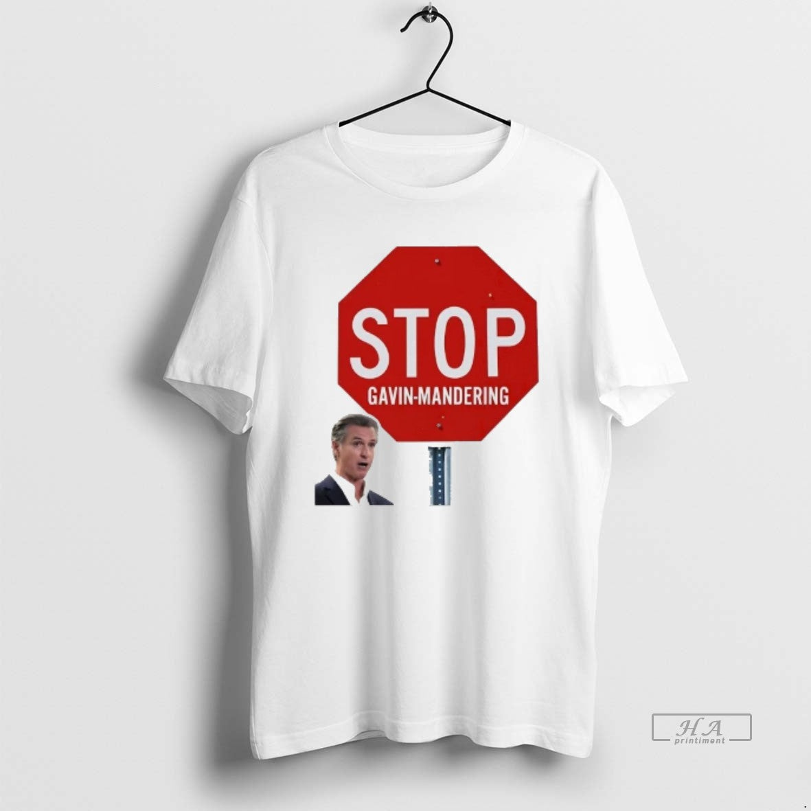 Trendy Stop Gavin Mandering Gerrymandering - Adult & Kids T-Shirts, Sweatshirts & Hoodies apparel design preview 1