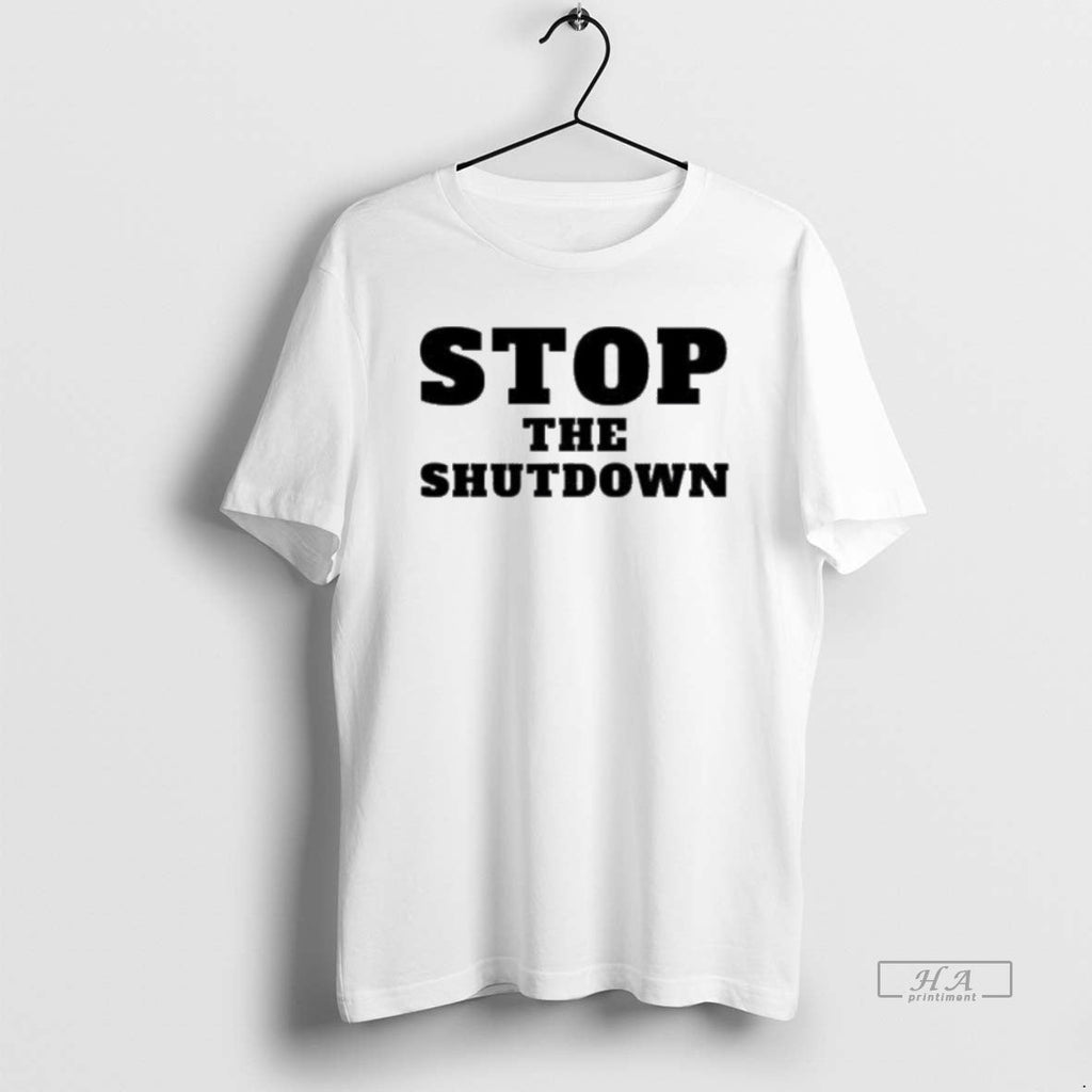 Trendy Stop The Shutdown - Adult & Kids T-Shirts, Sweatshirts & Hoodies apparel design preview 1