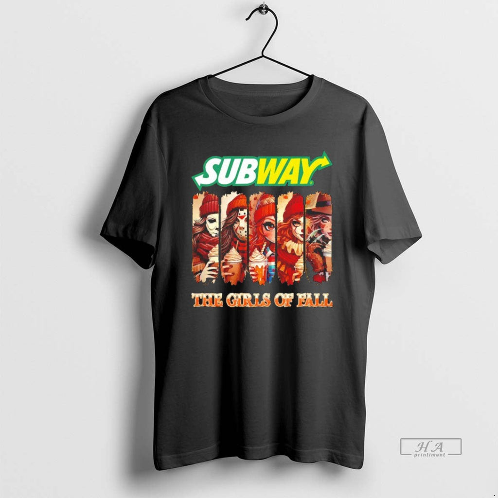Trendy Subway The Girls Of Fall Halloween Blackshirt - Adult & Kids T-Shirts, Sweatshirts & Hoodies apparel design preview 1