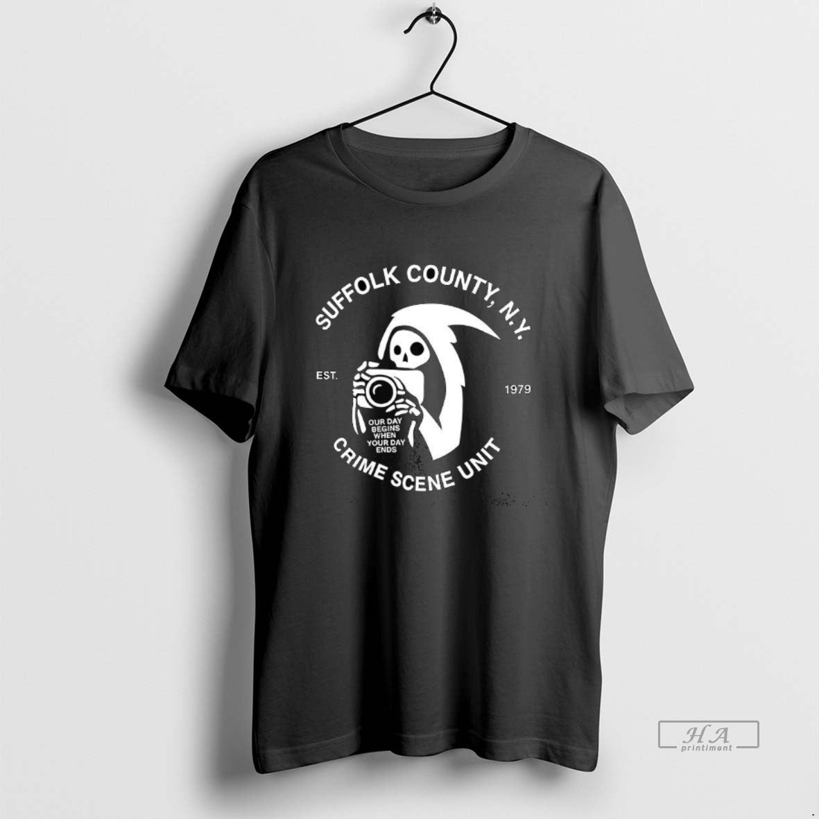 Trendy Suffolk County Ny Crime Scene Unit - Adult & Kids T-Shirts, Sweatshirts & Hoodies apparel design preview 1