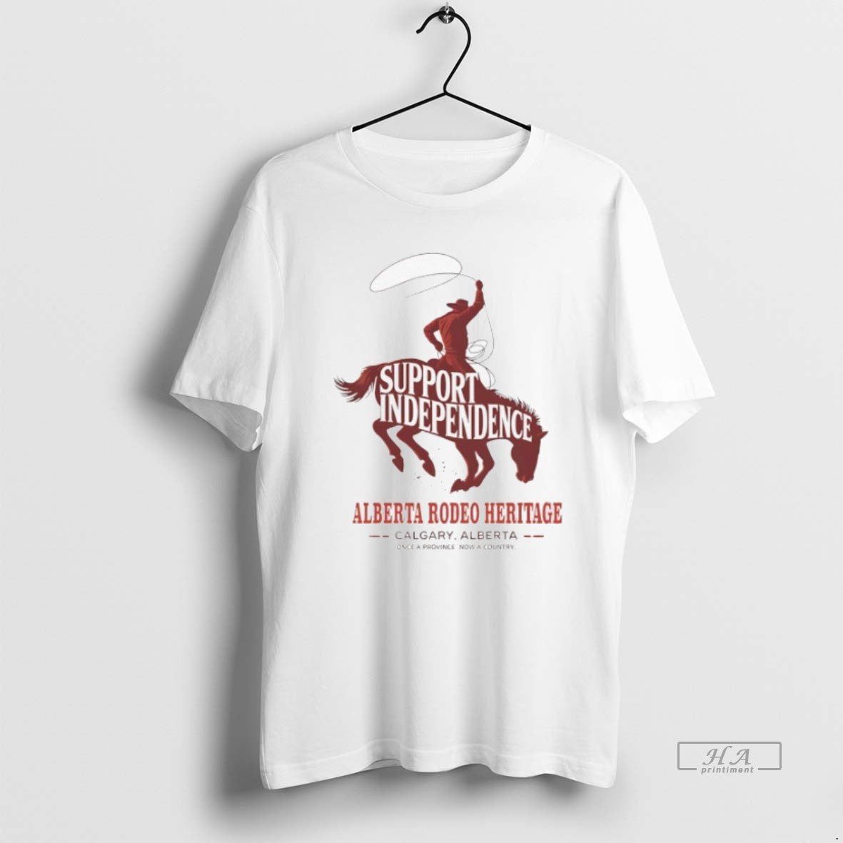 Trendy Support Independence Alberta Rodeo Heritage - Adult & Kids T-Shirts, Sweatshirts & Hoodies apparel design preview 1