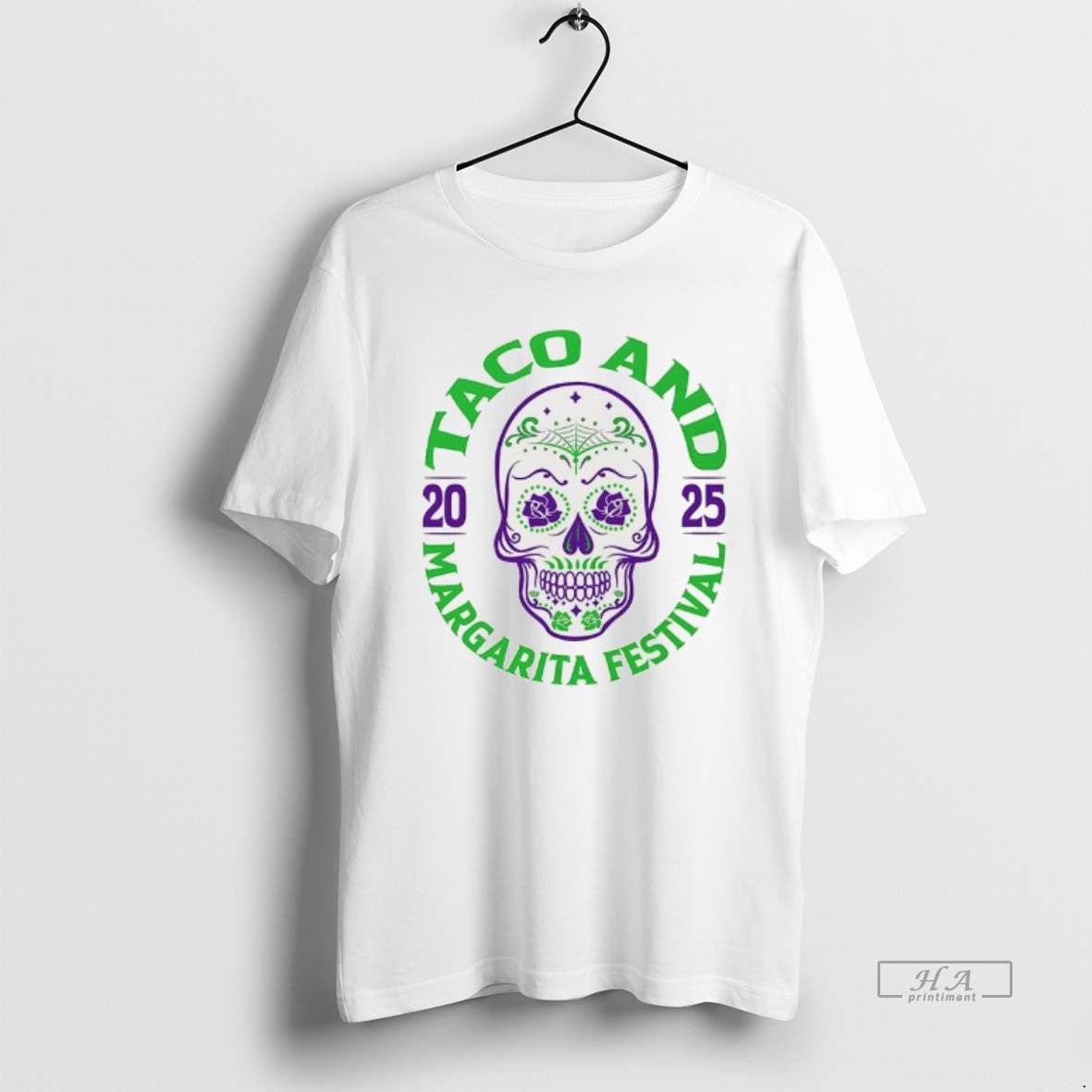 Trendy Taco And Margarita Festival 2025 Sugar Skull - Adult & Kids T-Shirts, Sweatshirts & Hoodies apparel design preview 1