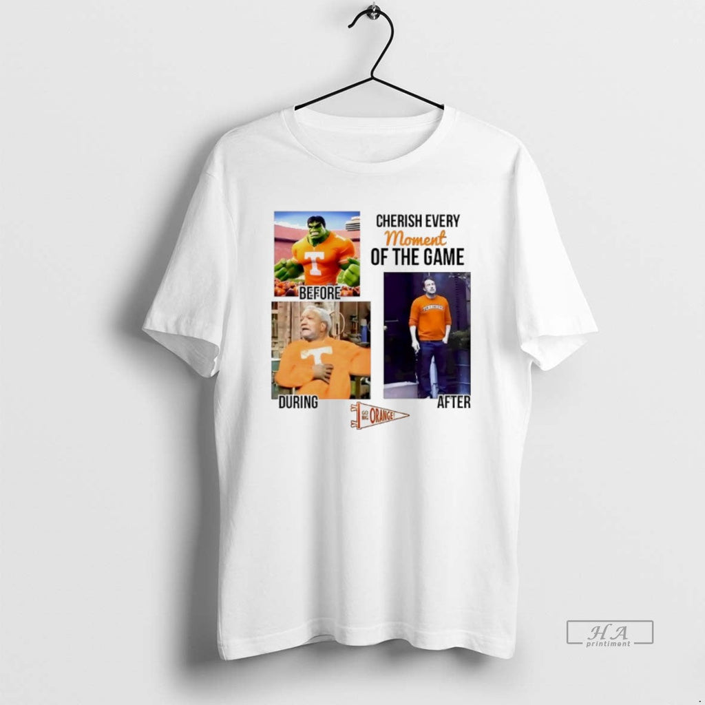 Trendy Tennessee Vols Cherish Every Moment Of The - Adult & Kids T-Shirts, Sweatshirts & Hoodies apparel design preview 1