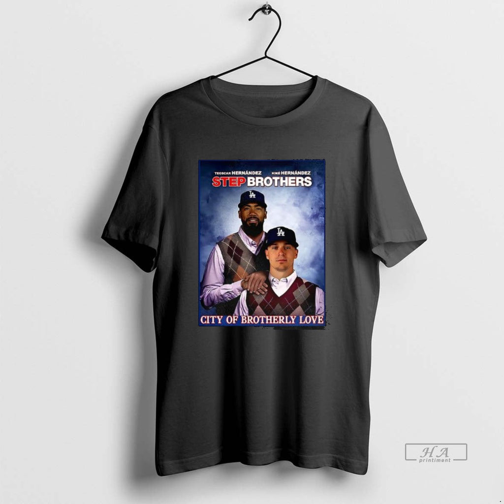 Trendy Teoscar Hernandez And Kike Los Angeles Dodgers - Adult & Kids T-Shirts, Sweatshirts & Hoodies apparel design preview 1