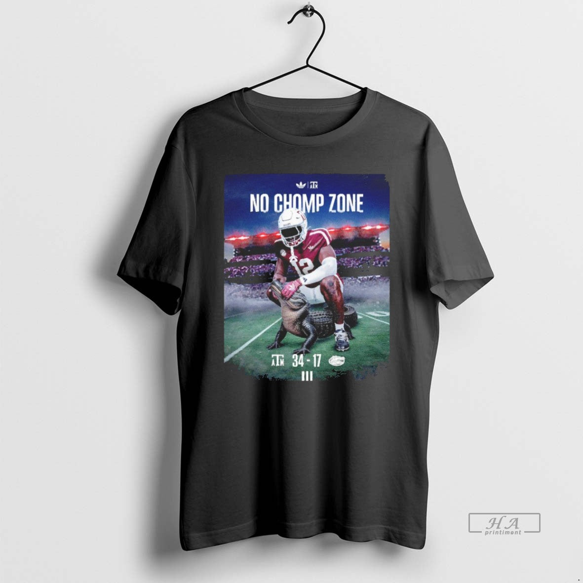 Trendy Texas Am Aggies No Chomp Zone Win Florida - Adult & Kids T-Shirts, Sweatshirts & Hoodies apparel design preview 1