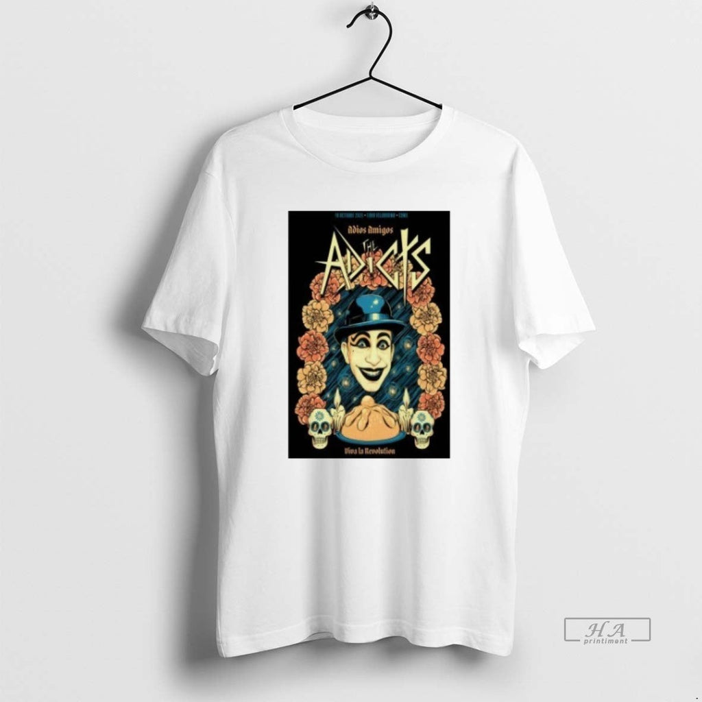 Trendy The Adicts Oct 10 2025 Carpa Velodromo Cdmx - Adult & Kids T-Shirts, Sweatshirts & Hoodies apparel design preview 1