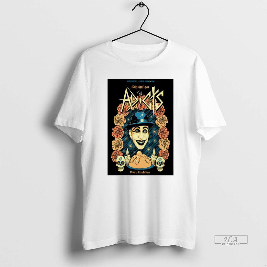 Trendy The Adicts October 10 2025 Foro Velodromo Cdmx - Adult & Kids T-Shirts, Sweatshirts & Hoodies apparel design preview 1