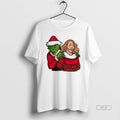 Trendy The Grinch All I Want Is Silence Christmas - Adult & Kids T-Shirts, Sweatshirts & Hoodies apparel design preview 1