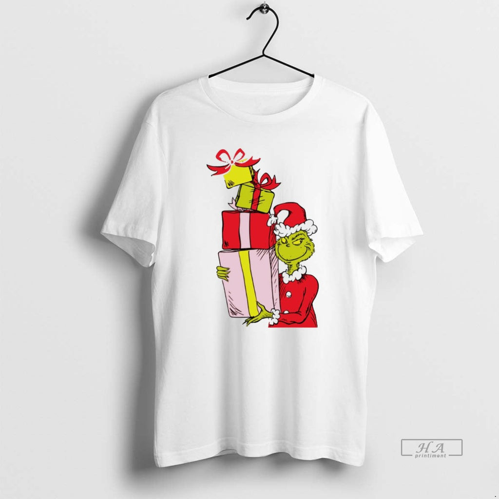 Trendy The Grinchs Christmas Present White - Adult & Kids T-Shirts, Sweatshirts & Hoodies apparel design preview 1