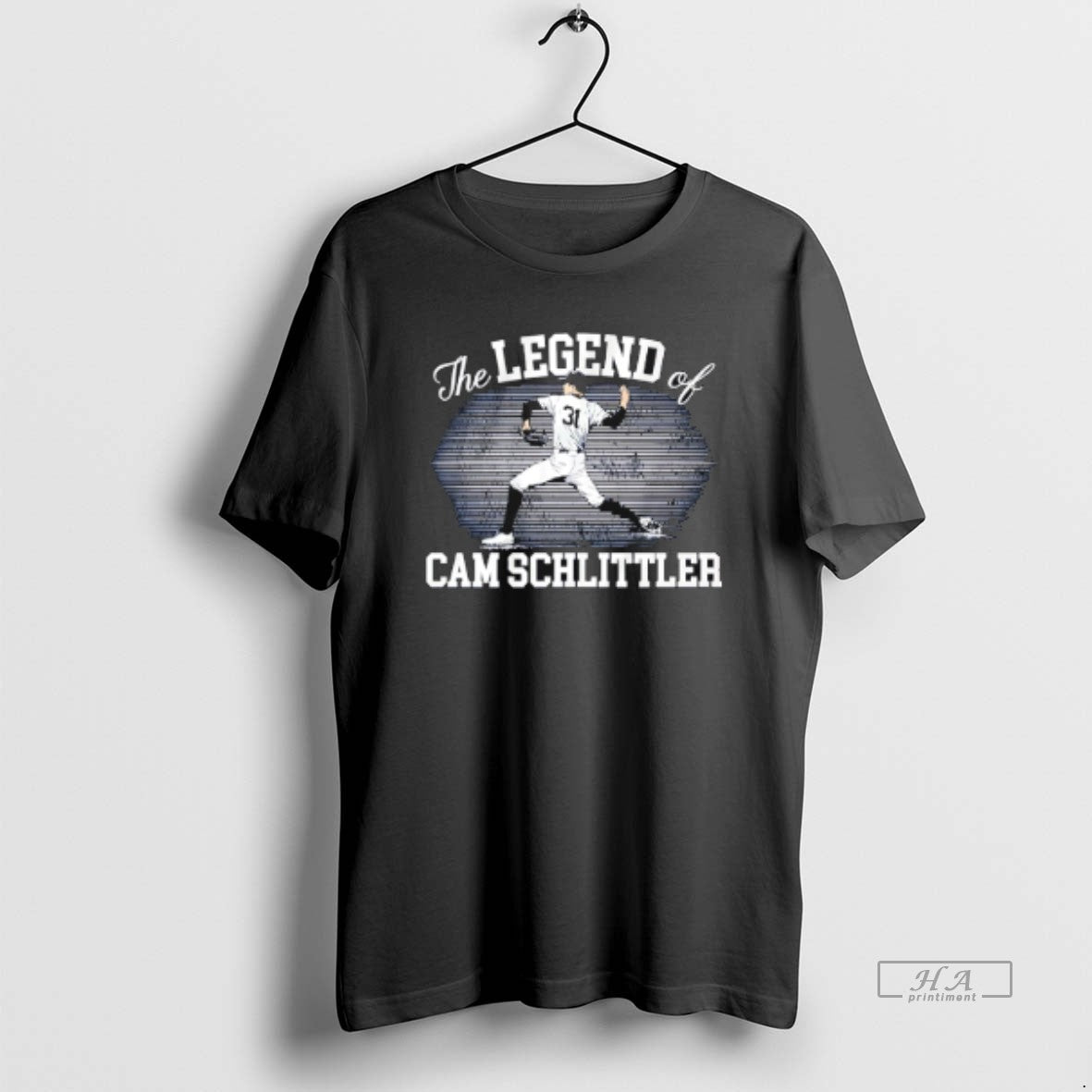 Trendy The Legend Of Cam Schlittler New York Yankees - Adult & Kids T-Shirts, Sweatshirts & Hoodies apparel design preview 1