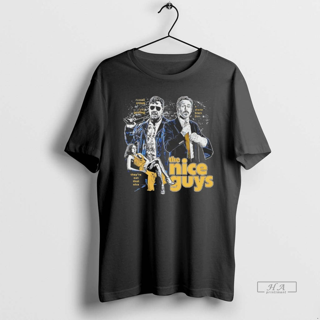 Trendy The Nice Guys Russell Crowe Ryan Gosling A - Adult & Kids T-Shirts, Sweatshirts & Hoodies apparel design preview 1