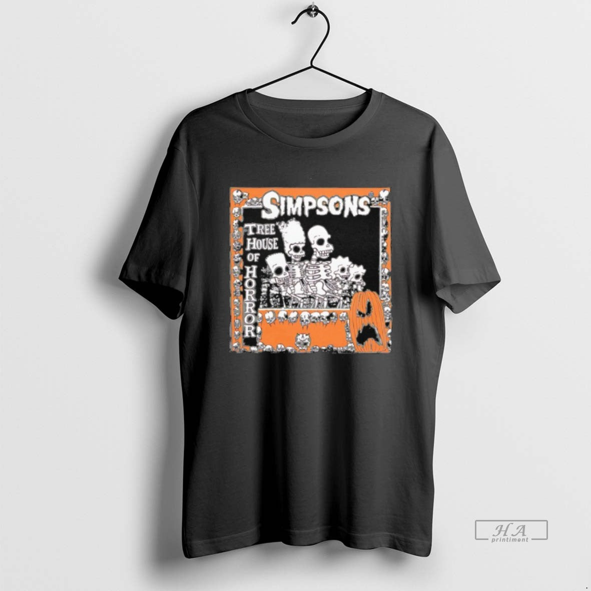 Trendy The Simpsons Treehouse Of Horror Skeletons - Adult & Kids T-Shirts, Sweatshirts & Hoodies apparel design preview 1