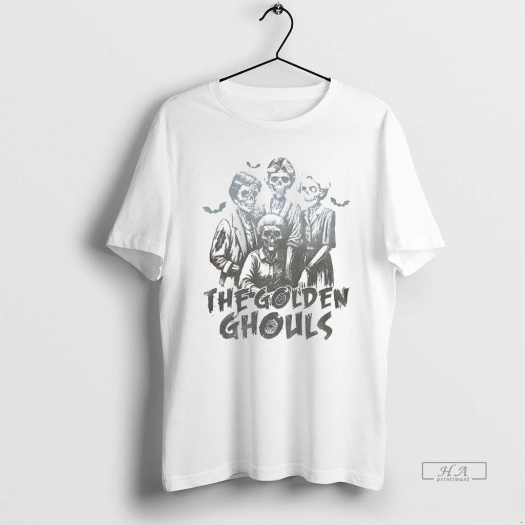 Trendy The Golden Ghouls Girls Halloween Vintage - Adult & Kids T-Shirts, Sweatshirts & Hoodies apparel design preview 1