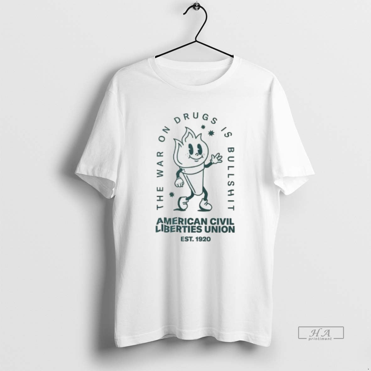 Trendy The War On Drugs Is Bullshit American Civil - Adult & Kids T-Shirts, Sweatshirts & Hoodies apparel design preview 1