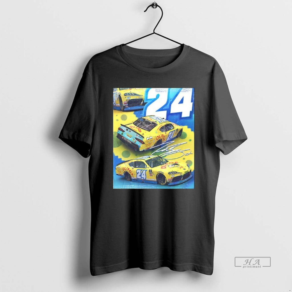 Trendy Themed Olipop Nascar Toyota Race Car Number 24 - Adult & Kids T-Shirts, Sweatshirts & Hoodies apparel design preview 1