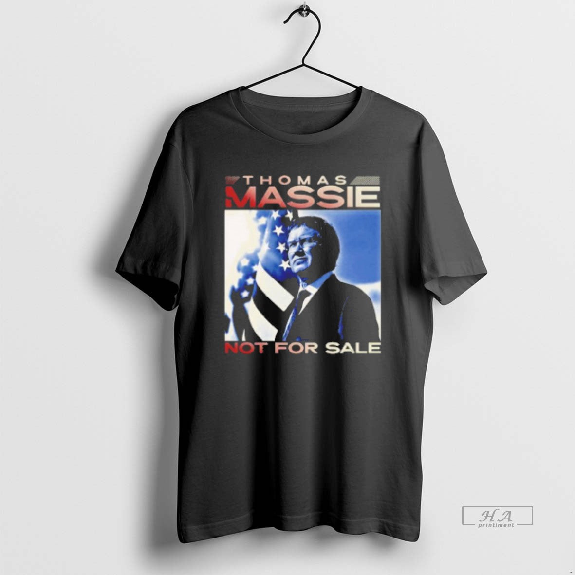 Trendy Thomas Massie Not For Sale - Adult & Kids T-Shirts, Sweatshirts & Hoodies apparel design preview 1