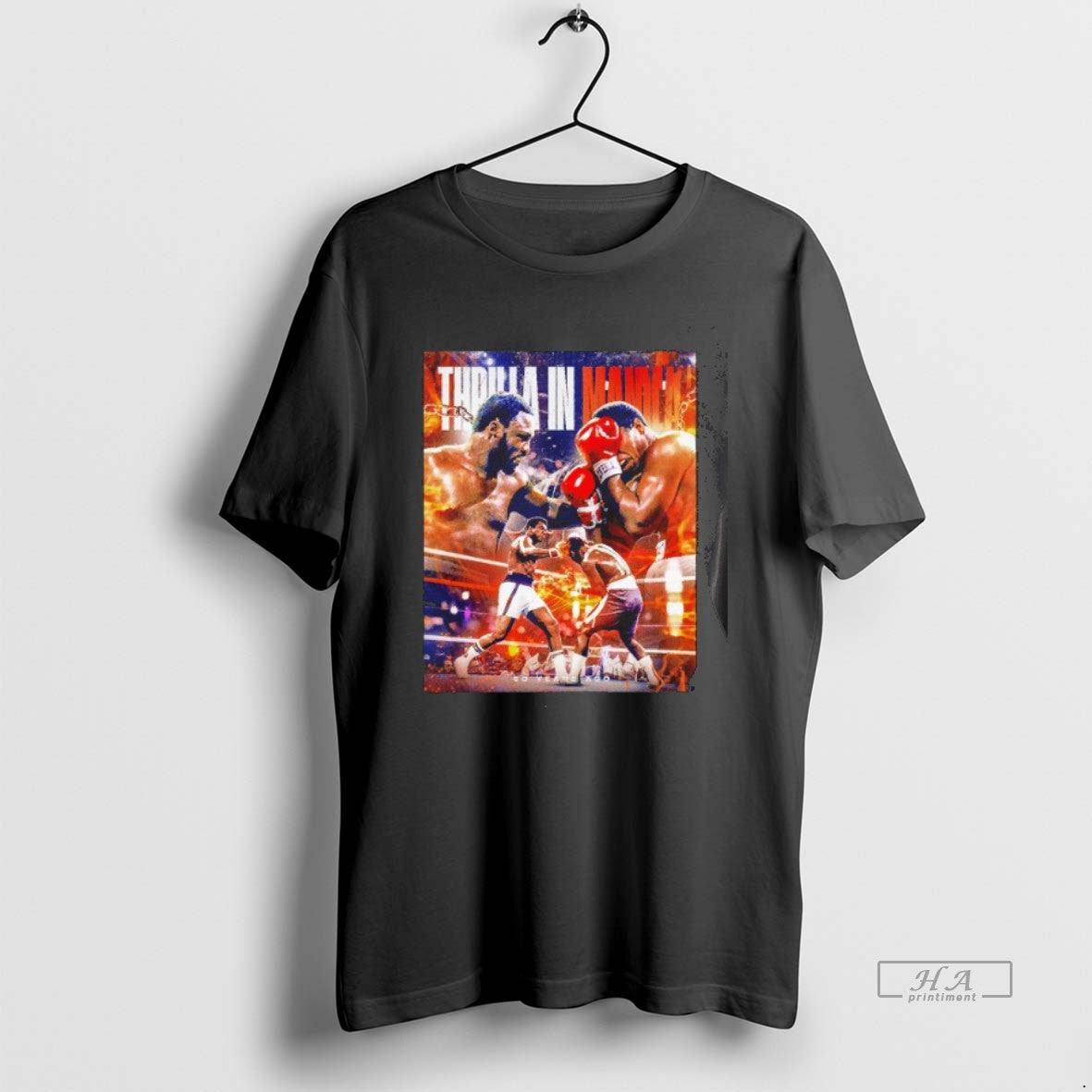 Trendy Thrilla In Manila Muhammad Ali And Joe Frazier - Adult & Kids T-Shirts, Sweatshirts & Hoodies apparel design preview 1