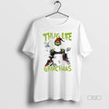 Trendy Thug Life Grinch Christmas Friends White - Adult & Kids T-Shirts, Sweatshirts & Hoodies apparel design preview 1