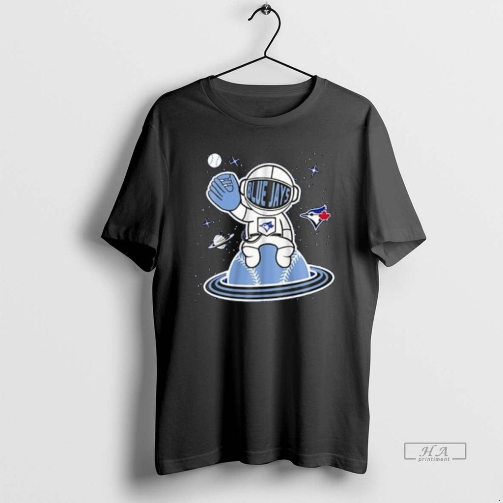 Trendy Toronto Blue Jays Boys Space Ball Long Sleve - Adult & Kids T-Shirts, Sweatshirts & Hoodies apparel design preview 1