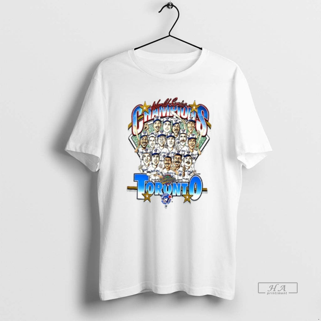 Trendy Toronto Blue Jays Caricature Illustration In - Adult & Kids T-Shirts, Sweatshirts & Hoodies apparel design preview 1