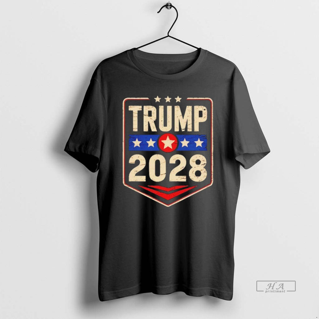 Trendy Trump 2028 Patriotic Support Blackshirt - Adult & Kids T-Shirts, Sweatshirts & Hoodies apparel design preview 1
