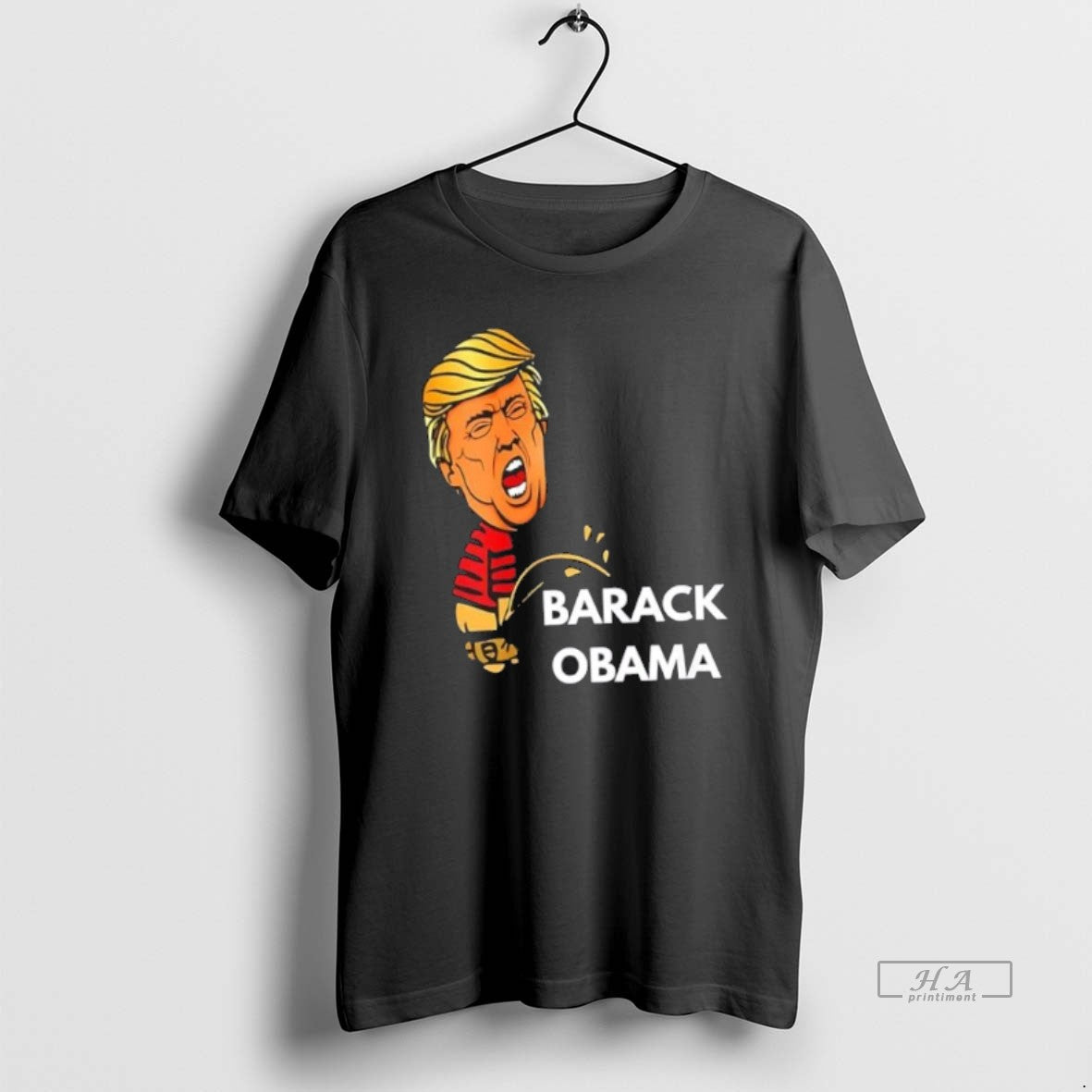 Trendy Trump Piss On Obama Conservative Patriot - Adult & Kids T-Shirts, Sweatshirts & Hoodies apparel design preview 1