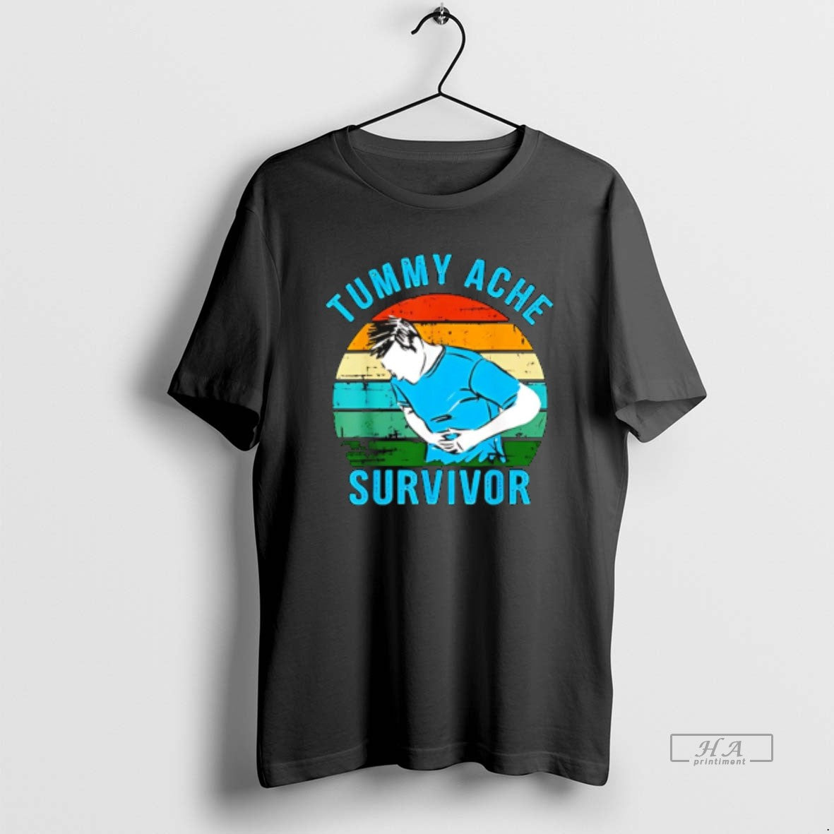 Trendy Tummy Ache Survivor 2025 Vintage - Adult & Kids T-Shirts, Sweatshirts & Hoodies apparel design preview 1